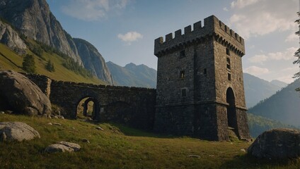 An enchanting archer tower hidden in the forest invites discovery