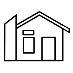 house icon isolated on white