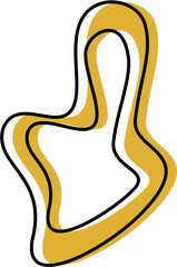 illustration of a number one