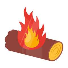Perfect design icon of fireplace 

