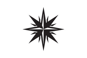 A bold geometric black star symbol 28.eps