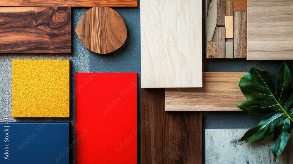 Poster a comparative shot showing melamine-faced fibreboard alongside hmr melamine-coated chipboard, focusi