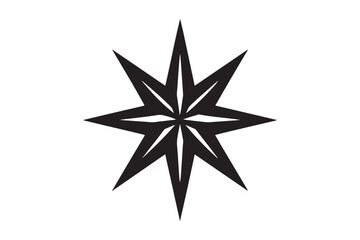 A bold geometric black star symbol 35.eps