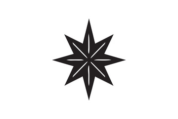 A bold geometric black star symbol 36.eps