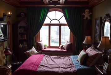 Peter Pan's Adventure A room filled with pirate themed accessori