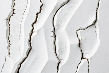 Strip with smooth irregular edges and gashes