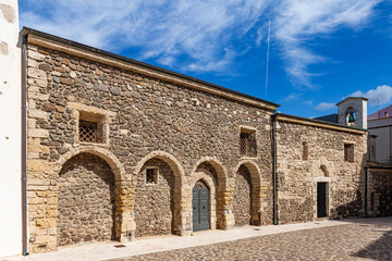 The church of St. Mary of Grace in Castelsardo, Sardinia, Italy