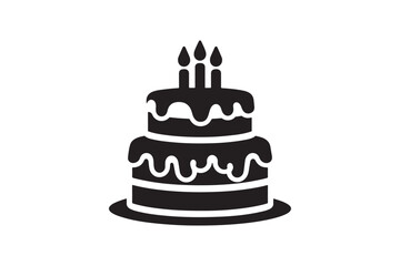 Birthday Cake silhouette vector 9.eps