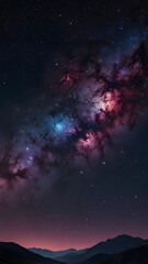 Fototapeta premium Nature of the Cosmos: Abstract Designs Representing the Universe