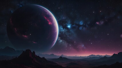 Interstellar Backgrounds: Stunning Art Featuring Pluto and Venus