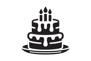 Birthday Cake silhouette vector 19.eps