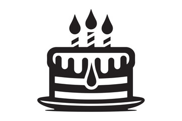 Birthday Cake silhouette vector 51.eps