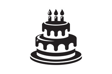 Birthday Cake silhouette vector 50.eps
