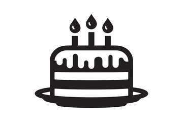 Birthday Cake silhouette vector 68.eps