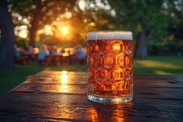 bokeh background Street Bar beer restaurant, outdoor in Asia, People chill out and hang out in Avenue while listening to music and enjoying dinner together, Great life, work hard, play hard. Stock