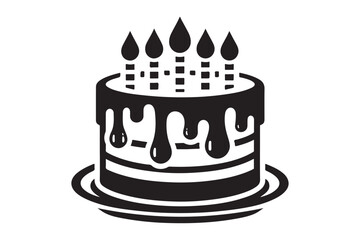Birthday Cake silhouette vector 69.eps