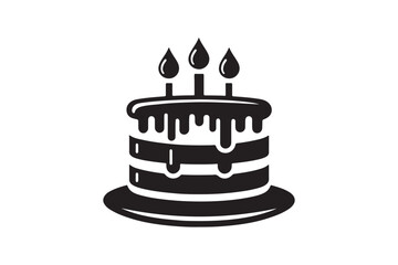 Birthday Cake silhouette vector 74.eps