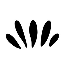 Doodle shine sunburst sparkle ray elements