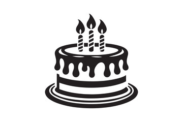 Birthday Cake silhouette vector 85.eps
