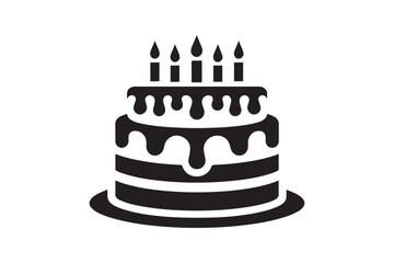 Birthday Cake silhouette vector 83.eps
