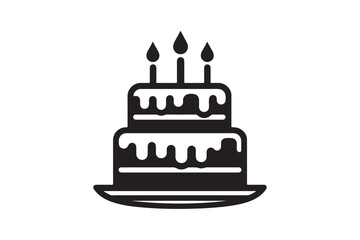 Birthday Cake silhouette vector 91.eps