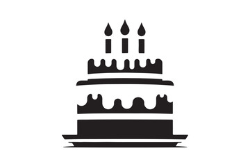 Birthday Cake silhouette vector 95.eps