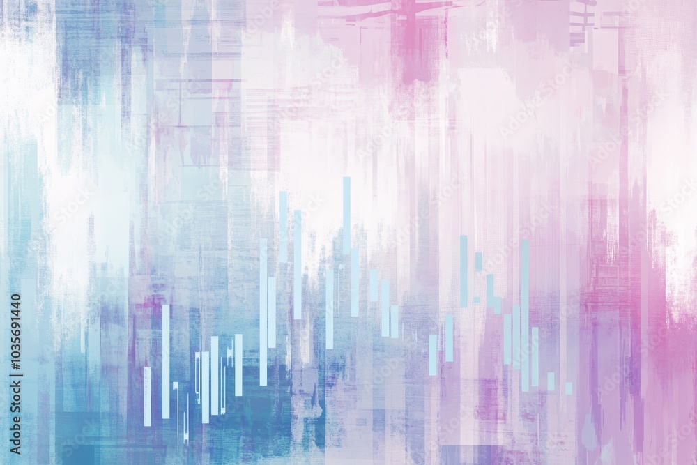 Poster 3d rendering of financial charts and graphs on a white background. concept of virtual data analysis.