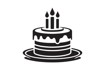 Birthday Cake silhouette vector 124.eps