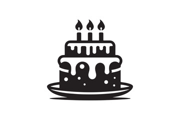 Birthday Cake silhouette vector 132.eps