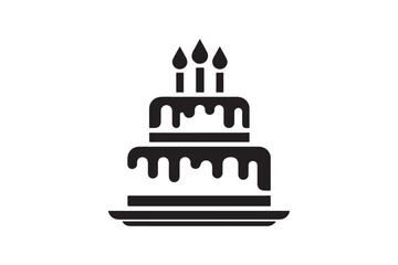 Birthday Cake silhouette vector 138.eps