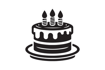 Birthday Cake silhouette vector 152.eps