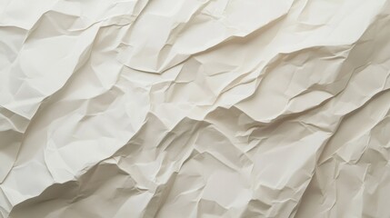 Fototapeta premium A light beige paper texture background with gentle crumples and slight imperfections, perfect for creating organic and minimalist design visuals.
