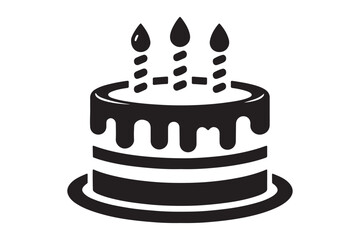 Birthday Cake silhouette vector 163.eps