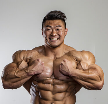 portrait of a muscular man