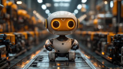 Fototapeta premium A high-tech solution for e-commerce featuring automated chatbots, seamless payment gateways, and real-time inventory management