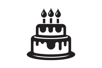 Birthday Cake silhouette vector 179.eps