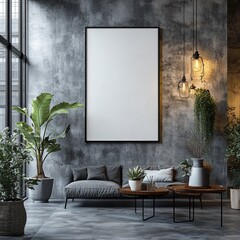 Modern Living Room Interior.