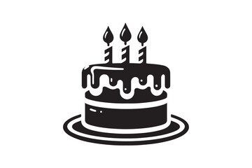 Birthday Cake silhouette vector 206.eps