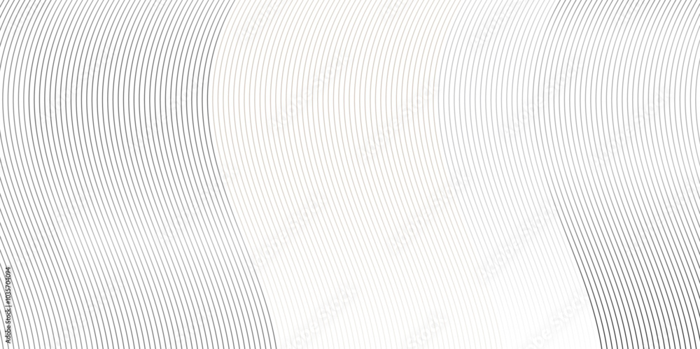 Poster curve wave seamless pattern line texture. abstract white and gray vector wave elegant striped diagon