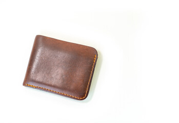 Brown leather wallet.