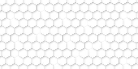 3d hexagonal structure futuristic white background and embossed hexagon abstract with hexagon background. honeycomb hexagonal background. Hexagon shape, white, shiny black. hexagon pattern shape.