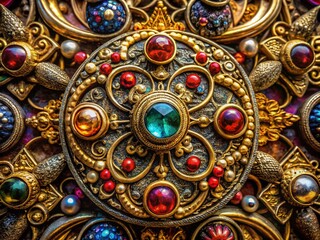 Obraz premium Exquisite Middle Ages Ornament Set - High Dynamic Range Details for Historical Decor