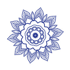 drawn mandala lotus flower drawing