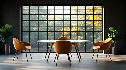 Scandinavian style kitchen with minimal decor and sleek white surfaces