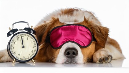 dog and clock