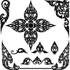 Traditional Thai Floral Patterns