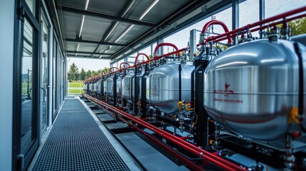 Obraz premium Industrial Tanks.