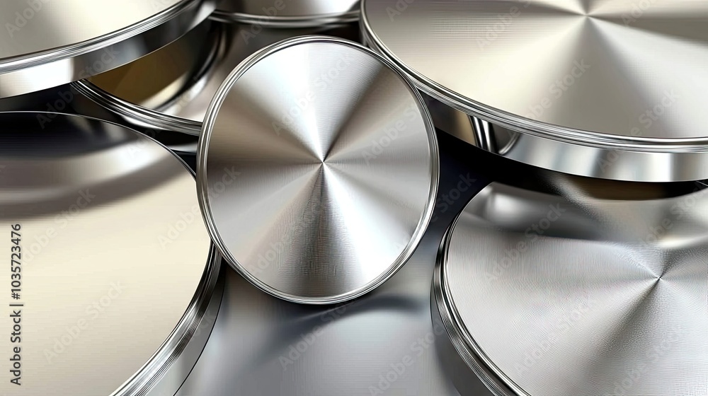 Poster abstract silver diagonal patterns with sharp edges and gradients, providing a sleek and professional