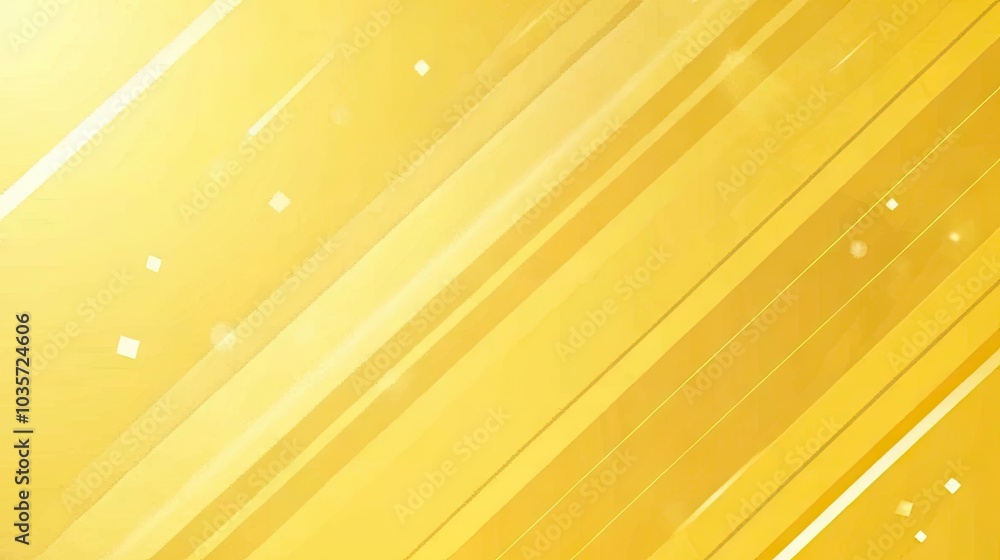 Poster an abstract yellow diagonal pattern with sharp lines and vibrant gradients, ideal for fresh and ener