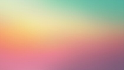 Obraz premium Serene Pastel Gradient Texture with Soft Transitions from Warm Peach and Coral to Cool Aqua and Mint Green, Perfect for Backgrounds in Digital Projects, Marketing Materials, or Elegant Minimalist Web 